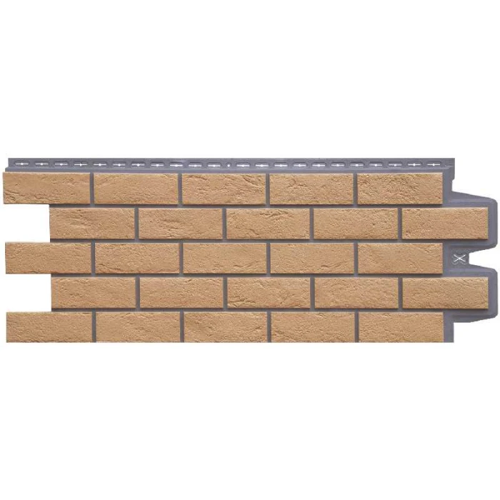 Фасадная панель Grand Line Кирпич состаренный Элит Солома